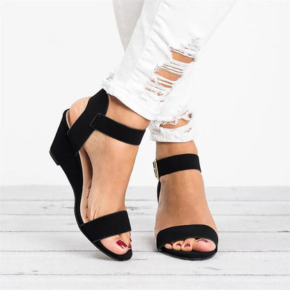Mira Sommersandalen mit Keilabsatz