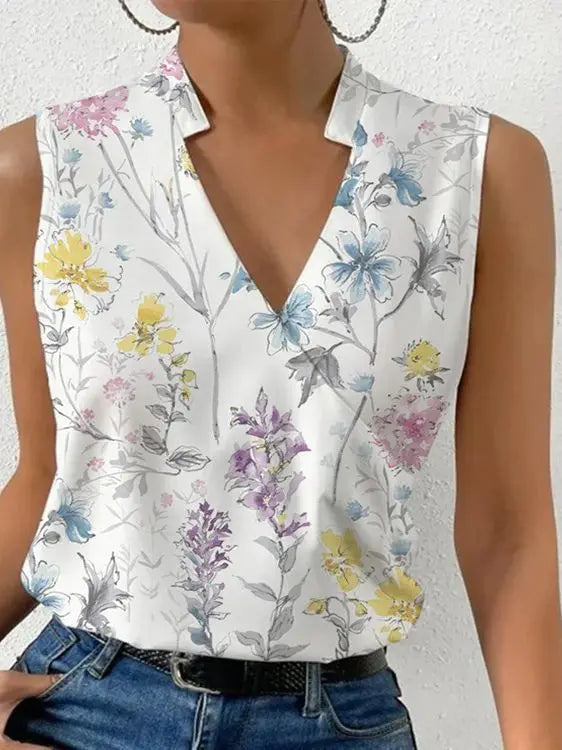 SommerStyle™ – Damen Tank Top V-Ausschnitt Atmungsaktiv & Bequem 2