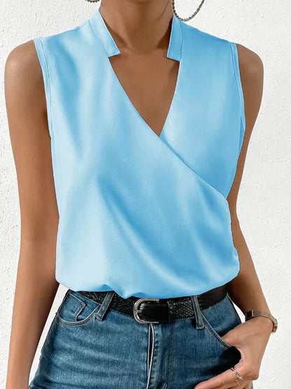 SommerStyle™ – Damen Tank Top V-Ausschnitt Atmungsaktiv & Bequem 3