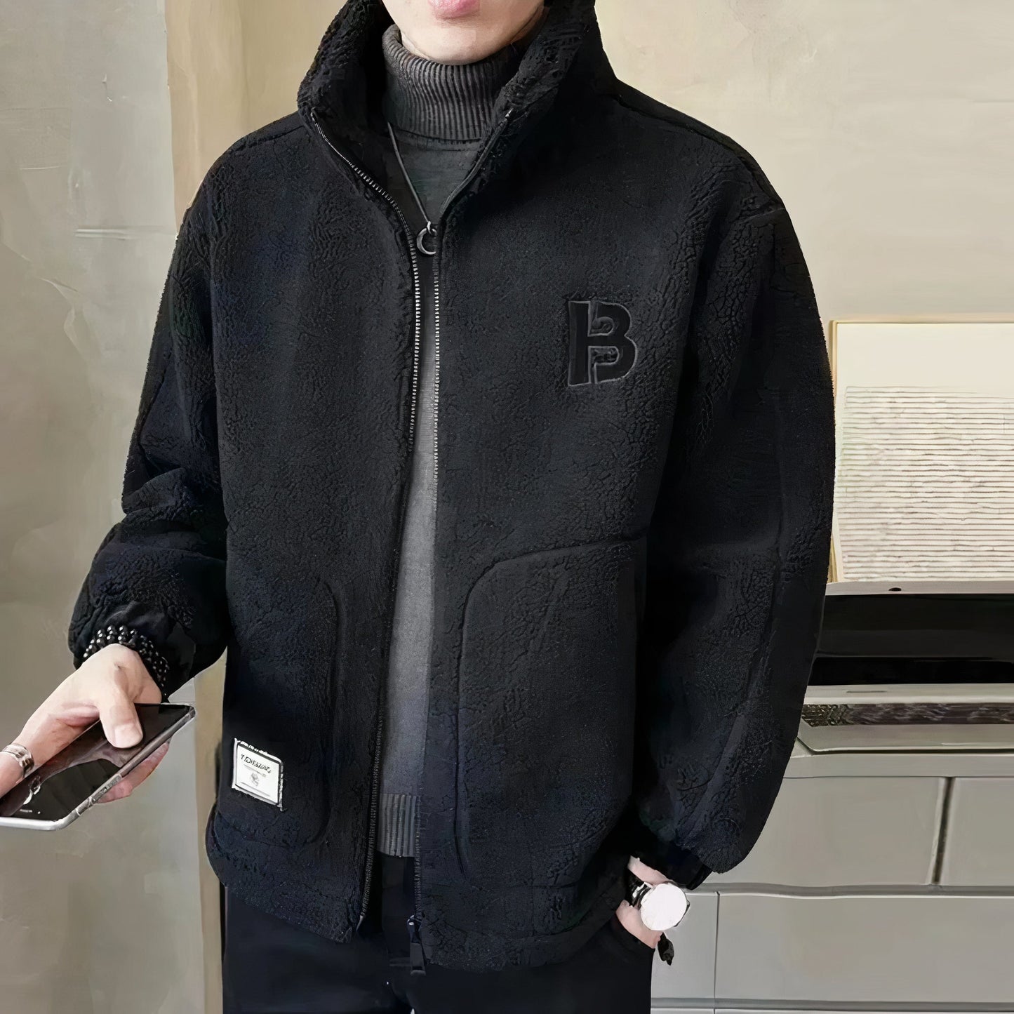 Moderne Fleecejacke für Herren - Orwin