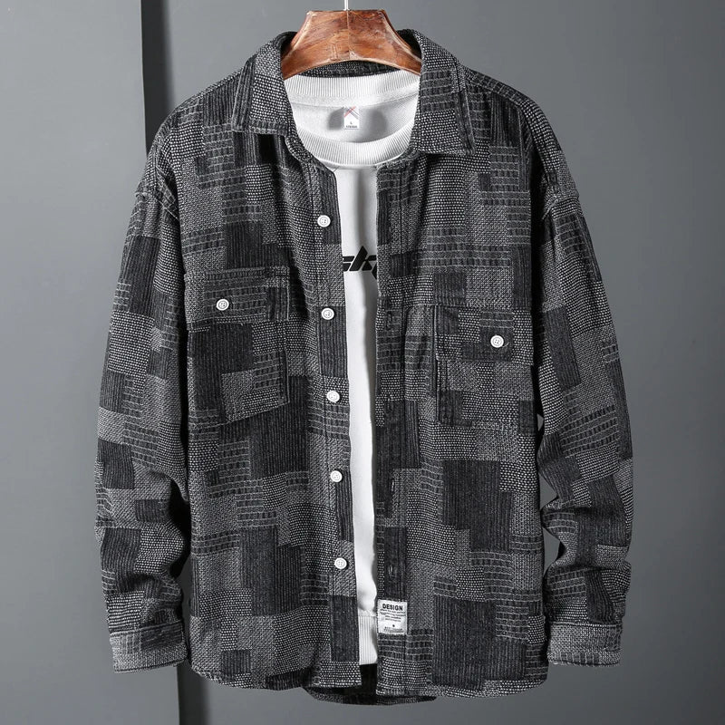Moderne karierte Herrenjacke – Francisco