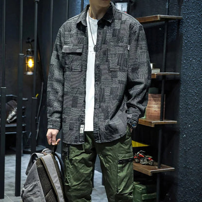 Moderne karierte Herrenjacke – Francisco