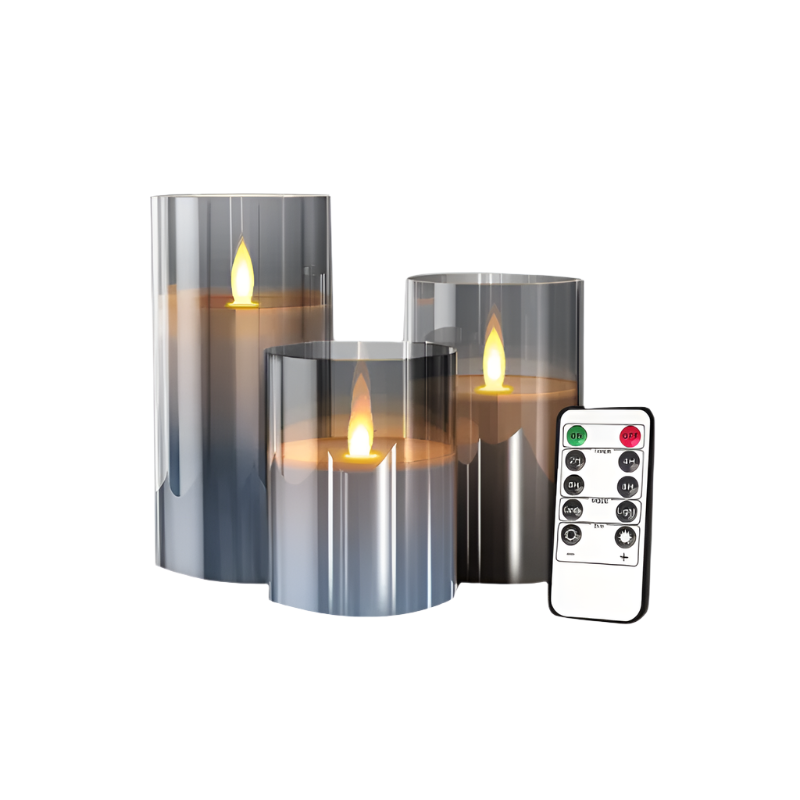 LED Kerzen-Set mit Fernbedienung Elegante Atmosphäre - Elarova