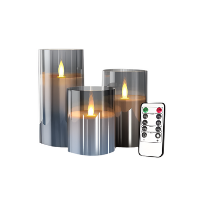 LED Kerzen-Set mit Fernbedienung Elegante Atmosphäre - Elarova