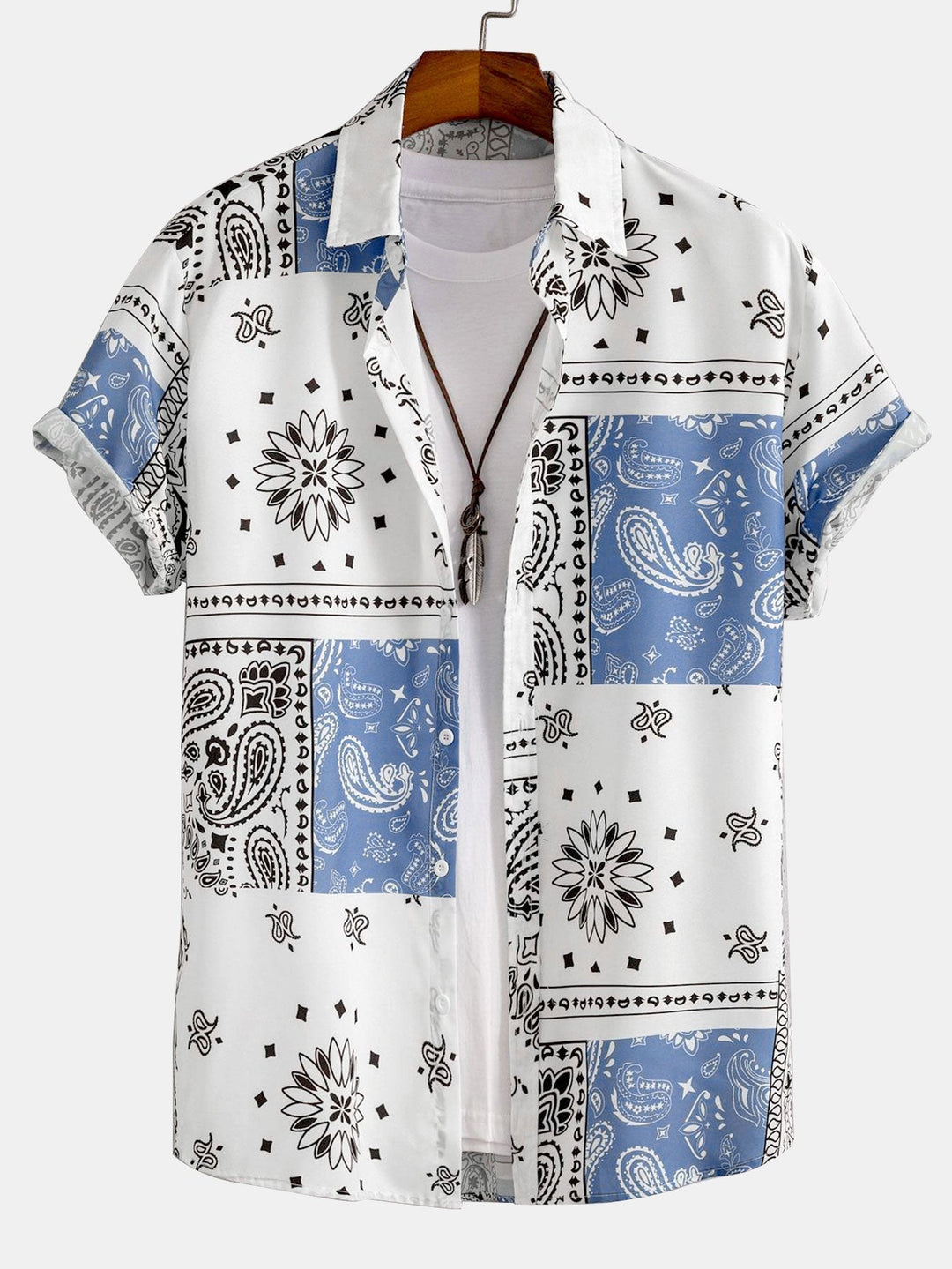 Modernes Paisley-Sommerhemd von George