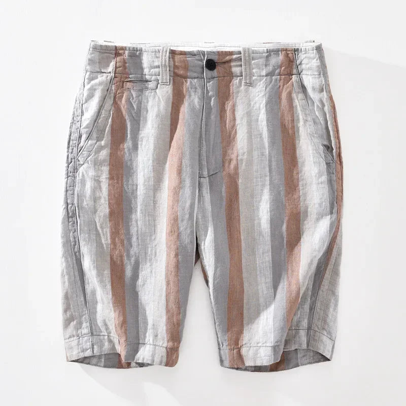 Modische Leinenshorts mit Kordelzug von Wolframio