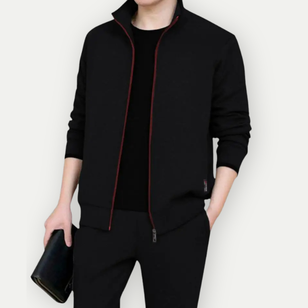 Modisches Set: Herren Strickjacke und Hose - Maik