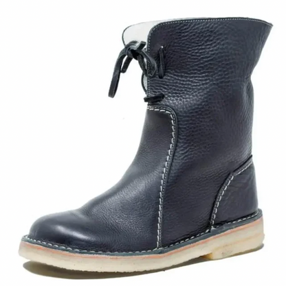 Molly warme Lederstiefel für Schnee