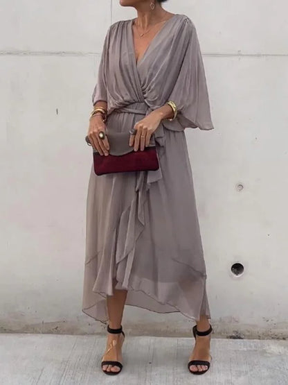Monica™ – Damen Kleid aus Seidenmusselin