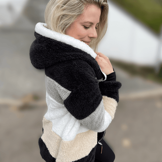 Elarova |  Multicolor Kuscheljacke für Damen