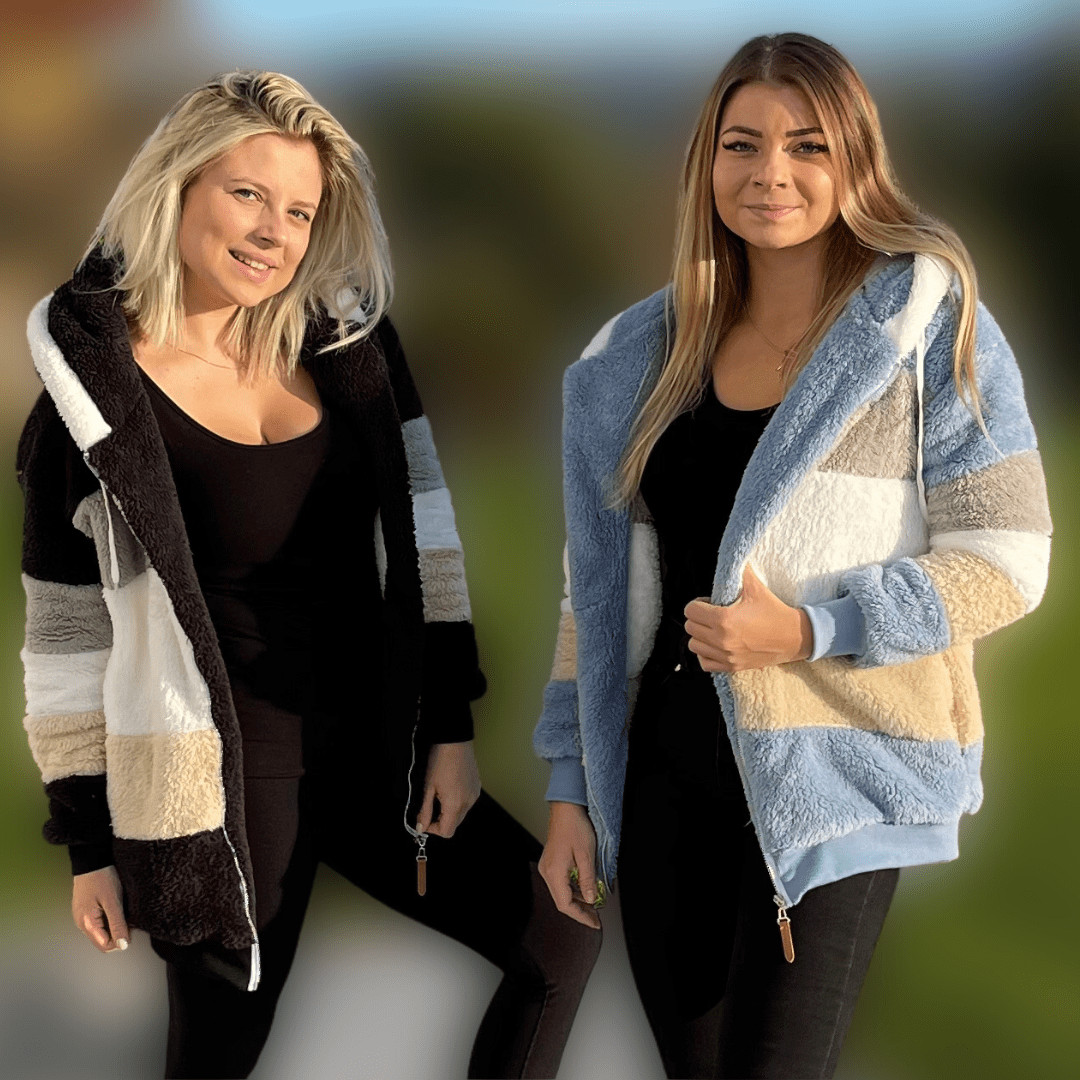 Elarova |  Multicolor Kuscheljacke für Damen