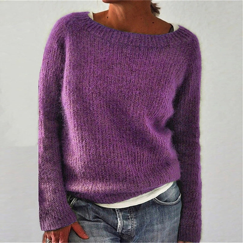 Nina: Hochwertiger Designer-Pullover aus Strick für anspruchsvolle Kundinnen