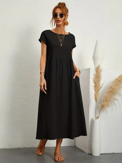 Noémie™ – Damenkleid mit Praktischen Taschen für Eleganten Komfort