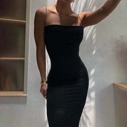 NoirElegance™ – Sommerkleid mit Rückenfreiem Design