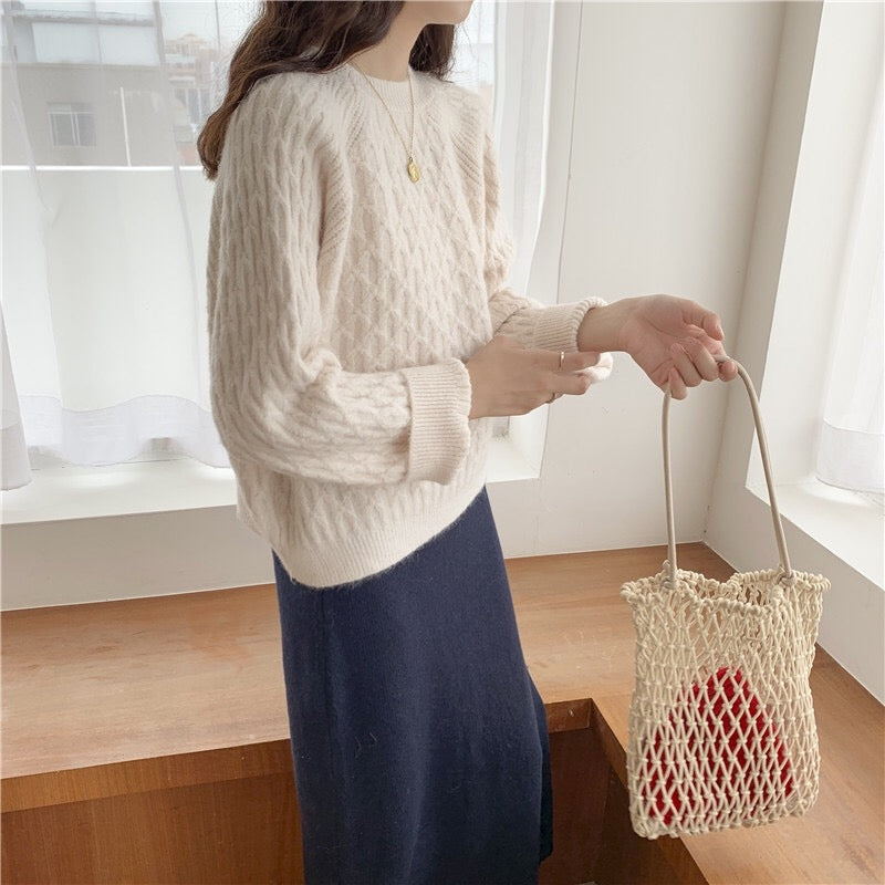 Nora: Luxuriöser Strickpullover für höchsten Komfort