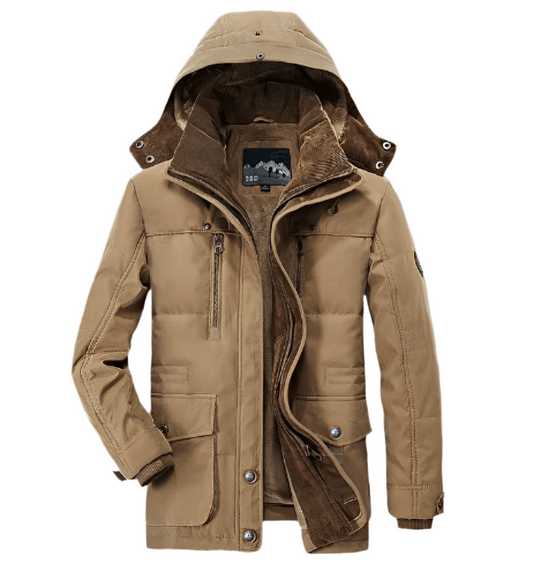 NordShield™ – Herren Winterjacke mit Kapuze & Thermo-Isolierung