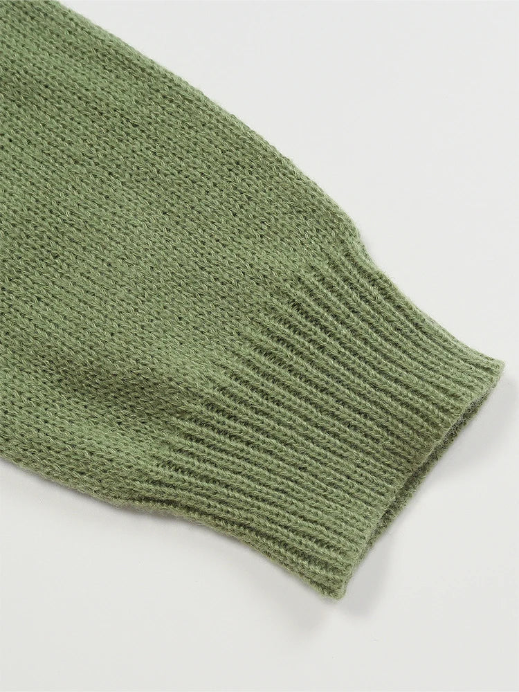 Norweger Grobstrickpullover Damen | Langarm Mit Rundhals Und Muster