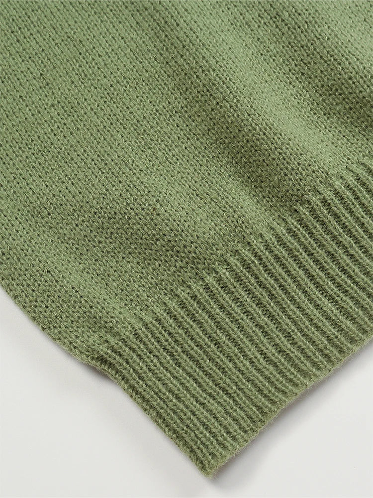 Norweger Grobstrickpullover Damen | Langarm Mit Rundhals Und Muster