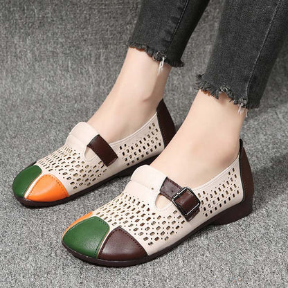 Damen Sandalen mit Schnalle Sommer