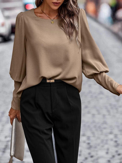 Variant image for AnneElegance™ – Damen Bluse O-Ausschnitt Elegant für Festliche Anlässe-6