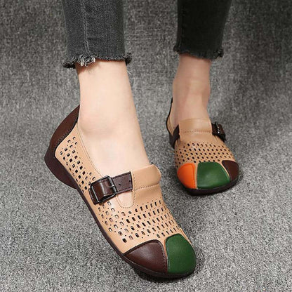 Damen Sandalen mit Schnalle Sommer