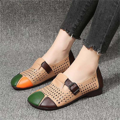 Damen Sandalen mit Schnalle Sommer