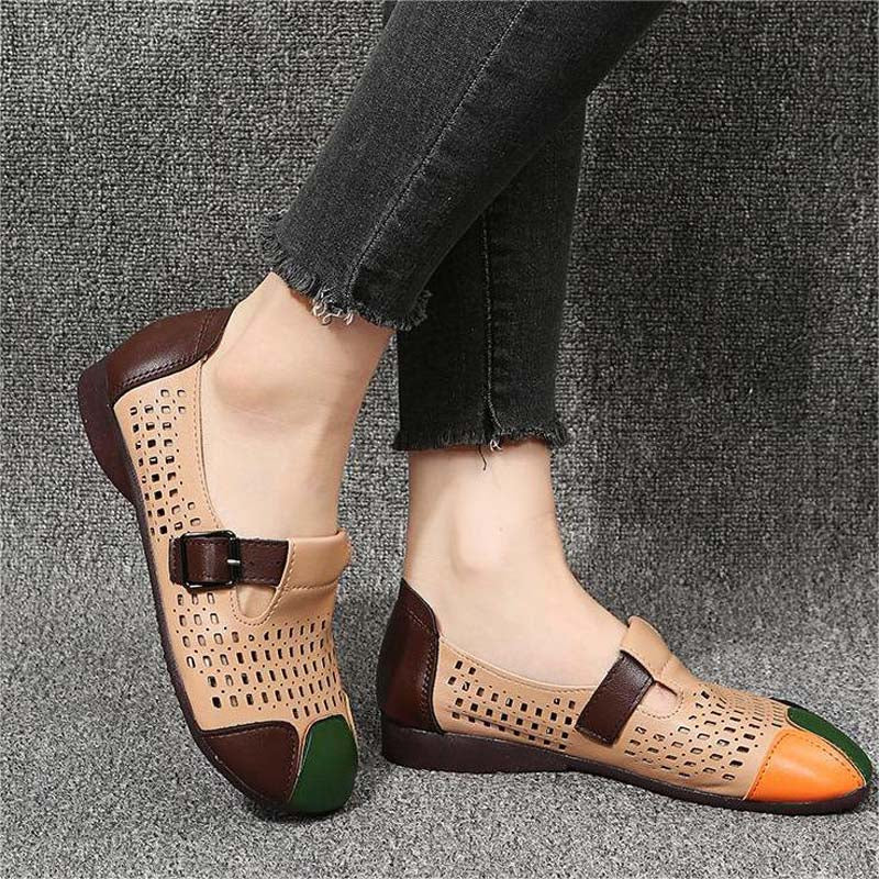 Damen Sandalen mit Schnalle Sommer