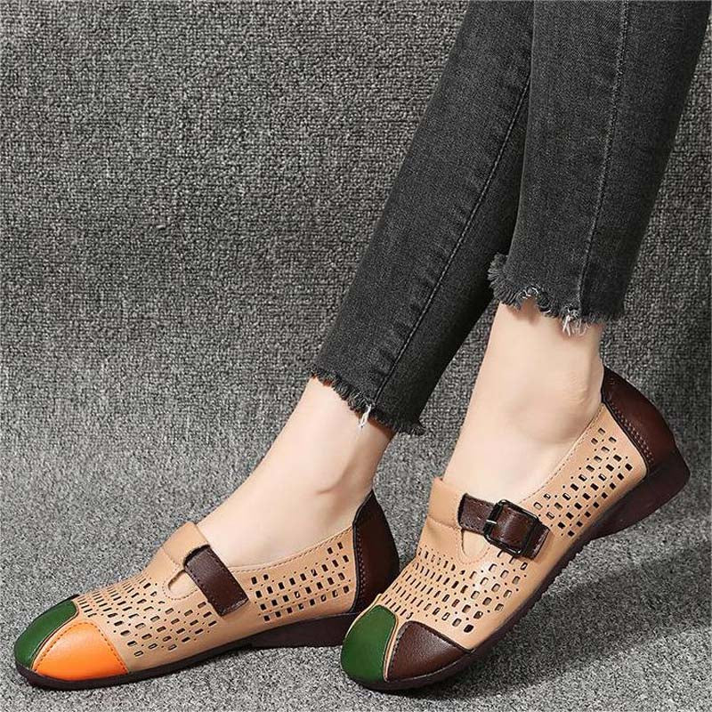 Damen Sandalen mit Schnalle Sommer