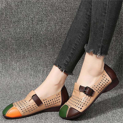 Damen Sandalen mit Schnalle Sommer