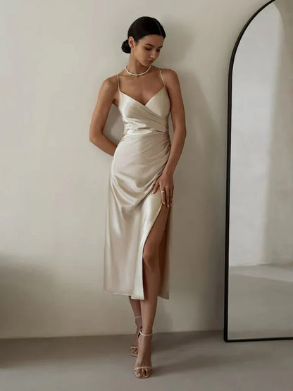 DianaElegance™ – Damen Kleid Trägerlos für Eleganz & Komfort bei Festen-2