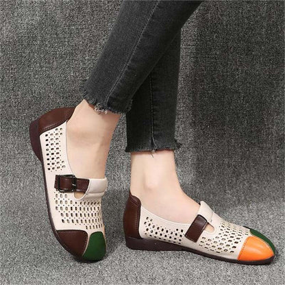 Damen Sandalen mit Schnalle Sommer