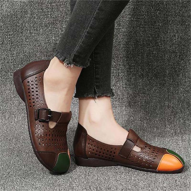 Damen Sandalen mit Schnalle Sommer