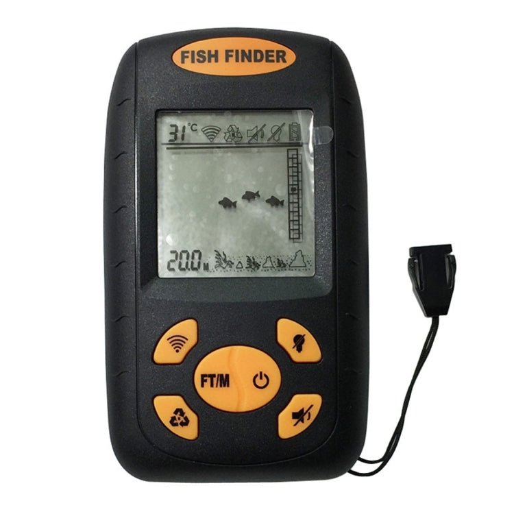 Fischfinder Tragbar Ultrasonic Wassertiefe Temperatur Sonar