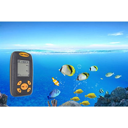 Fischfinder Tragbar Ultrasonic Wassertiefe Temperatur Sonar