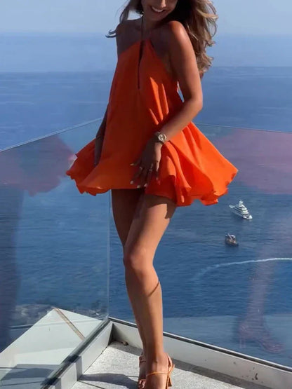 Olivia™ – Damen Cocktailkleid mit Tiefem V-Ausschnitt Eleganter Look