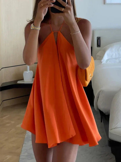 Olivia™ – Damen Cocktailkleid mit Tiefem V-Ausschnitt Eleganter Look