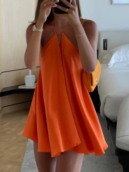 Olivia™ – Damen Cocktailkleid mit Tiefem V-Ausschnitt Eleganter Look