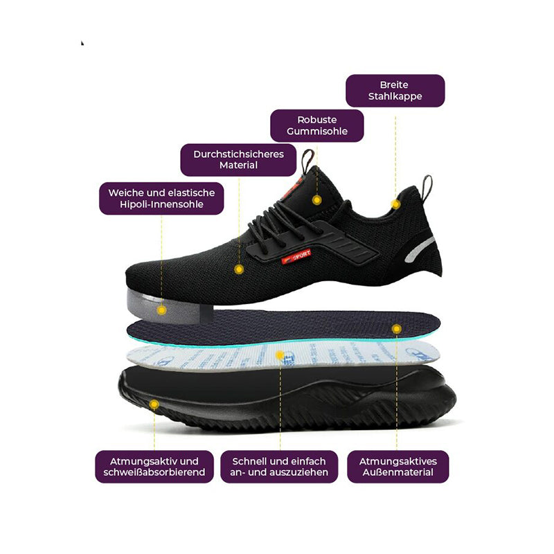OrfixoSafe™ – Premium Leichte Sicherheitsschuhe für Arbeit