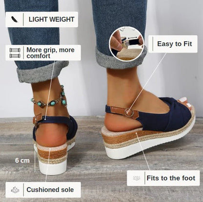 OrthoEase™ – Orthopädische Damen Sandalen für Unvergleichlichen Komfort