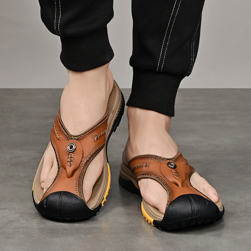 Orthopädische Herren Zehensandalen