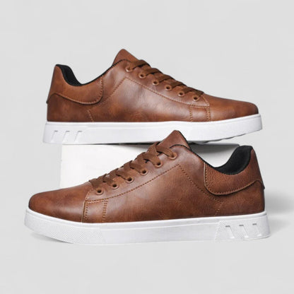 Orthopädische LederSneaker für Herren mit lässigem Tragekomfort