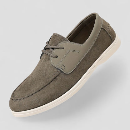 Orthopädische WildlederLoafer zum Schnüren für Herren