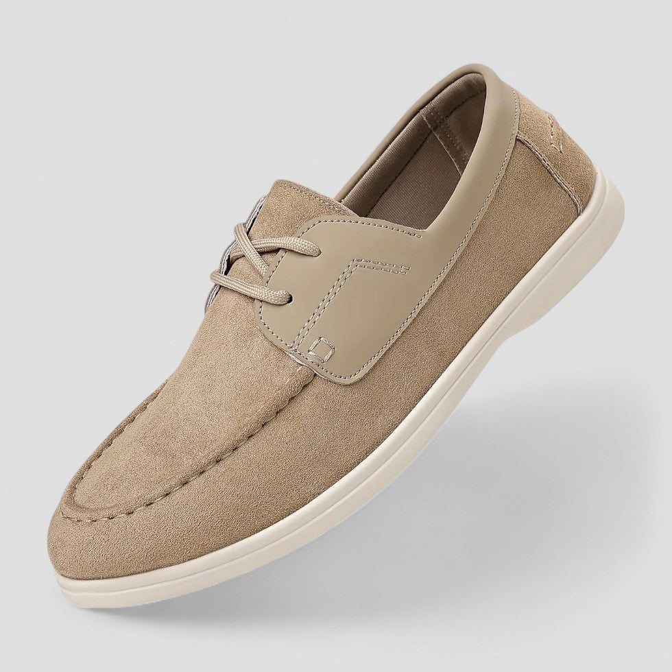 Orthopädische WildlederLoafer zum Schnüren für Herren