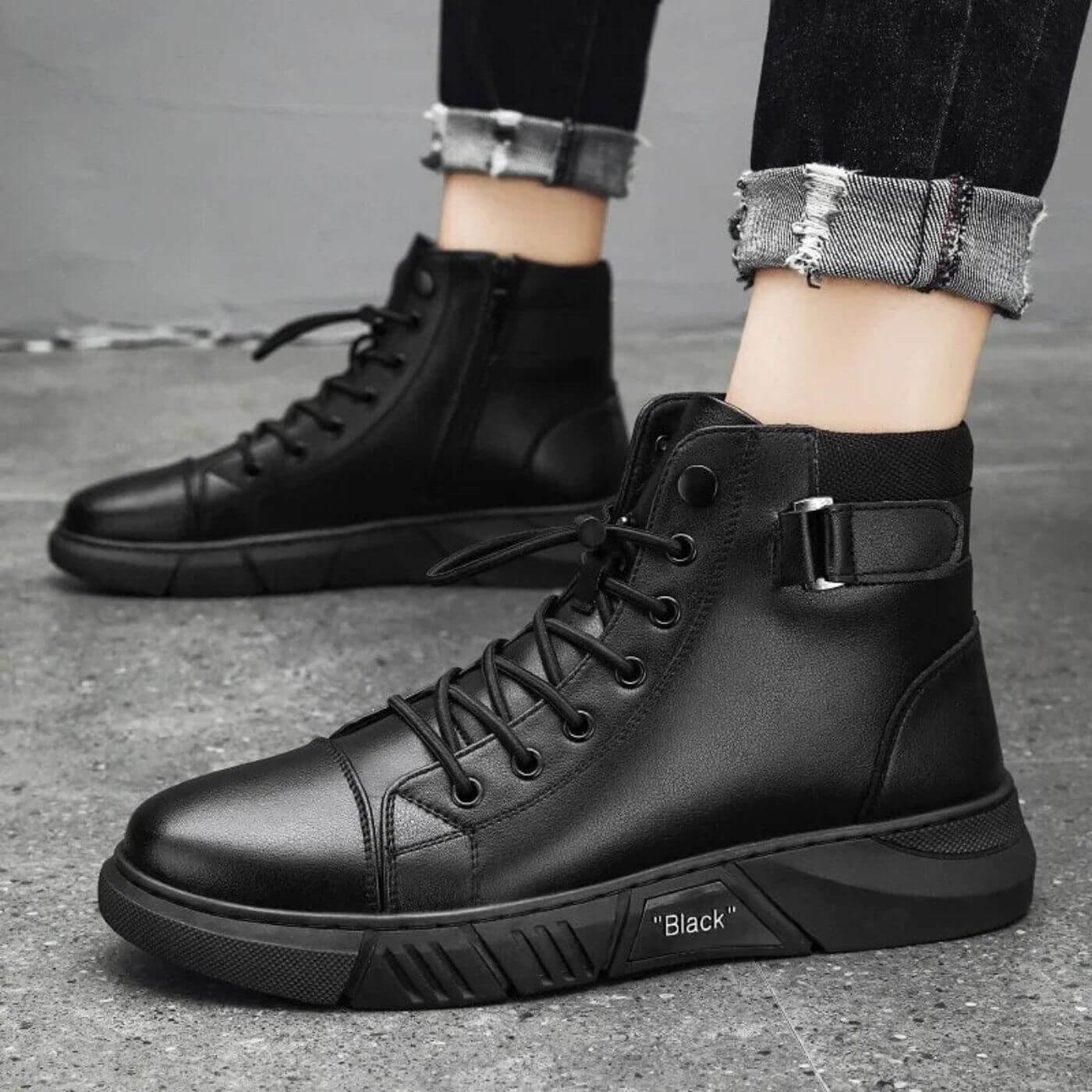 Orthopedic Black Axel Sneakers