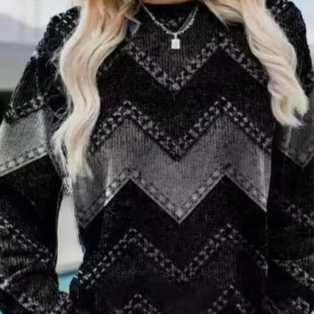Paulas modischer Herbstpullover für Damen