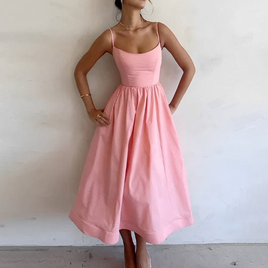 Fabiana™ – Damen Kleid Hochzeitsgast mit Verspieltem Puffdesign und Komfort-1