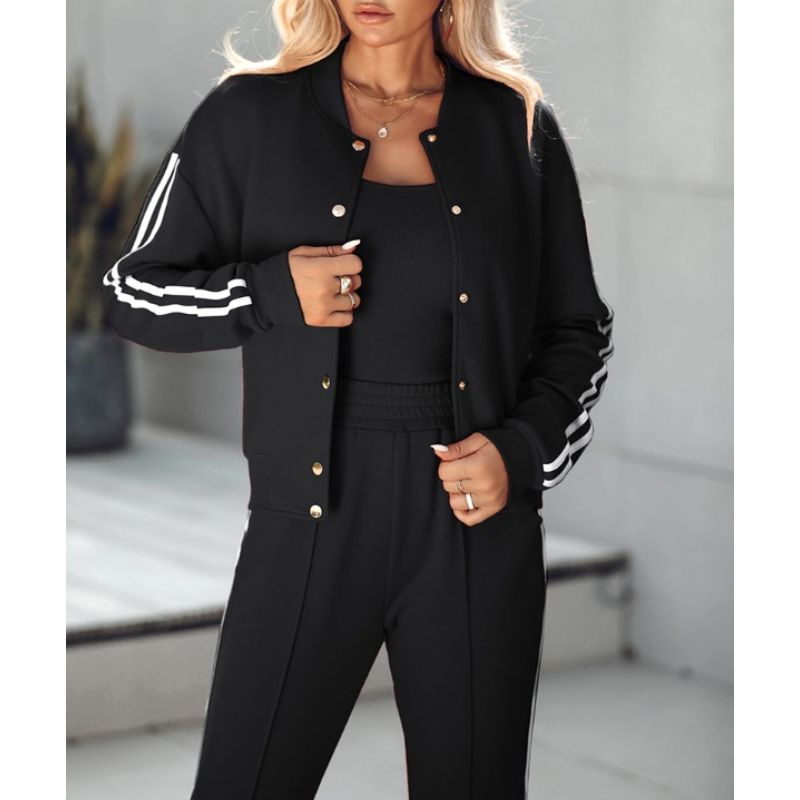 PitchStyle™ – 2-teiliges Baseball-Jacken & Hosen Sportset für Mädchen