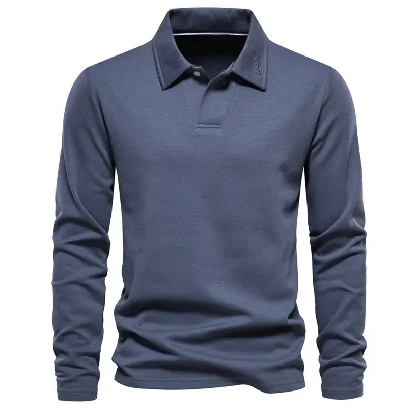 Poloshirt mit langen Ärmeln – Dimitri