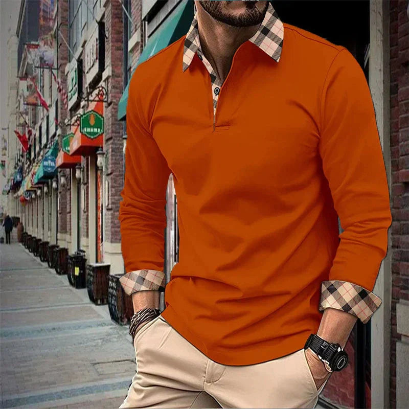 Poloshirt mit langen Ärmeln - Ray