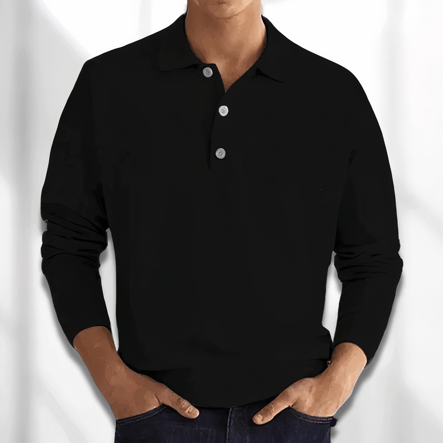 Poloshirt mit langen Ärmeln - Roach
